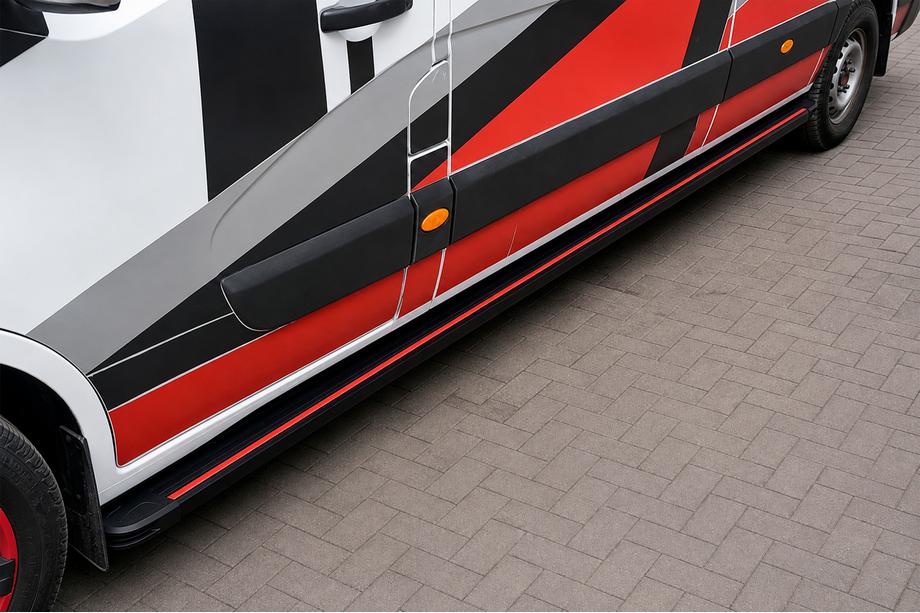 Renault Master 2011-2023 Seitenschweller Maya Red (2 Stk., Aluminium) Image