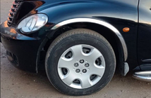 Chrysler PT Cruiser 2000-2010 Radlaufverkleidungen (4 Stk, Edelstahl) Foto 2