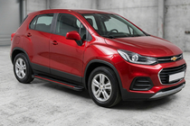 Chevrolet Trax 2012-2023 Seitenschweller Maya Red (2 Stk., Aluminium) Foto 1