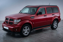 Dodge Nitro 2006-2011 Seitenschweller Maya Red (2 Stk., Aluminium) Foto 1