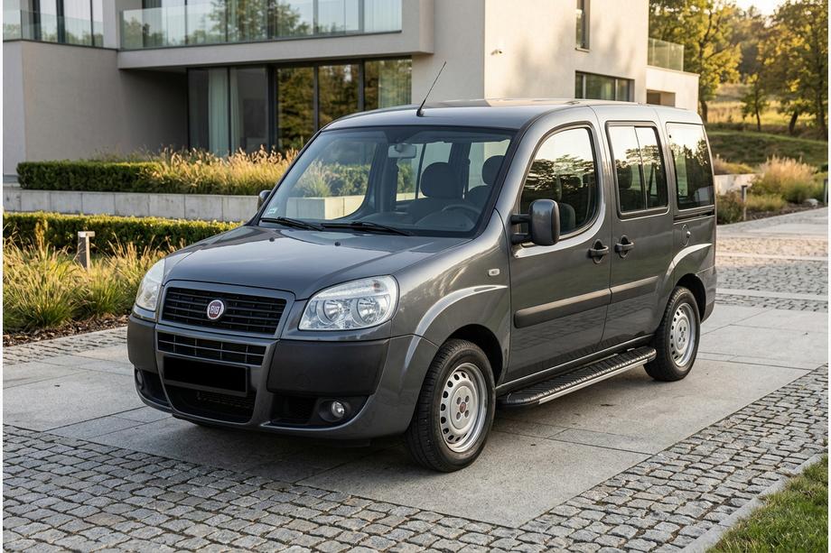 Fiat Doblo I 2005-2010 Trittbretter Bosphorus Grey (2 Stk., Aluminium) Image