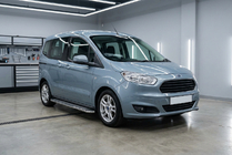 Ford Courier 2014-2023 Trittbretter Maydos V2 (2 Stk., Edelstahl) Foto 1