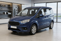 Ford Courier 2014-2023 Trittbretter Bosphorus Grey (2 Stk., Aluminium) Foto 1