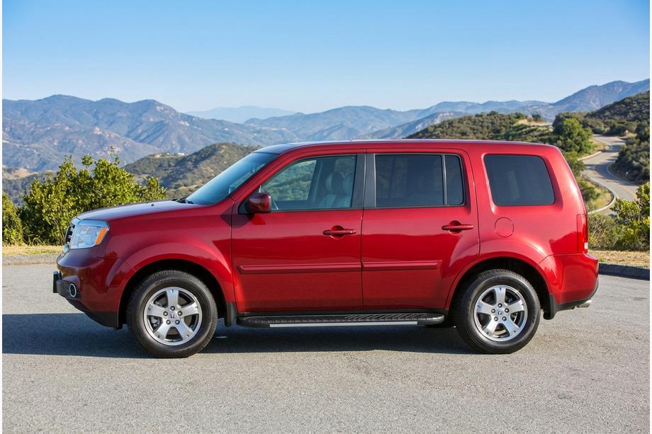 Honda Pilot 2008-2015 Trittbretter Bosphorus Grey (2 Stk., Aluminium) Image
