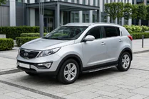 Kia Sportage 2010-2015 Trittbretter Bosphorus Grey (2 Stk., Aluminium) Foto 1
