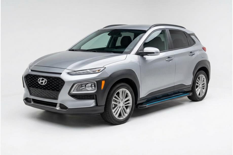 Hyundai Kona 2017-2023 Seitenschweller Maya Blue (2 Stk., Aluminium) Image