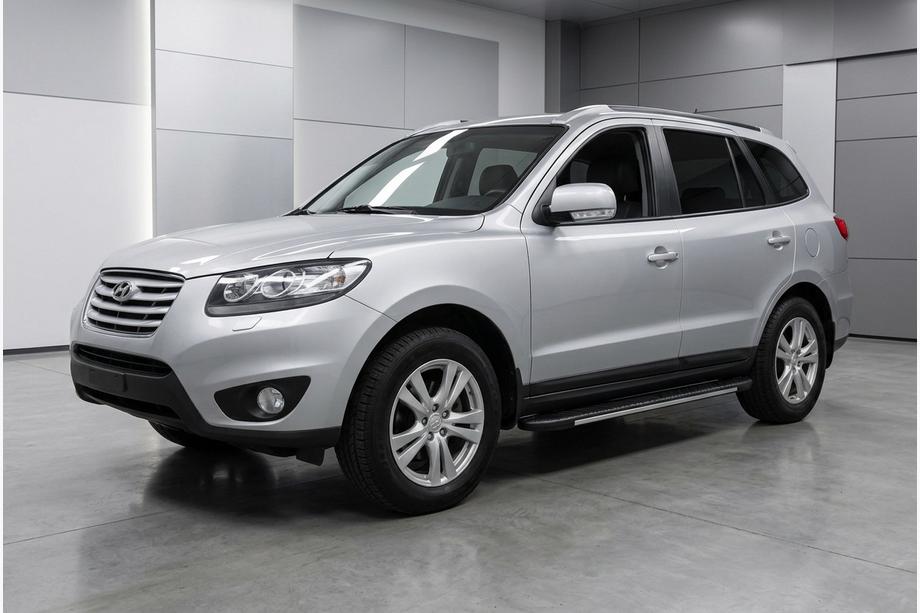 Hyundai Santa Fe 2 2006-2012 Trittbretter Bosphorus Grey (2 Stk., Aluminium) Image
