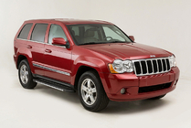 Jeep Grand Cherokee WK 2004-2010 Trittbretter Bosphorus Grey (2 Stk., Aluminium) Foto 1