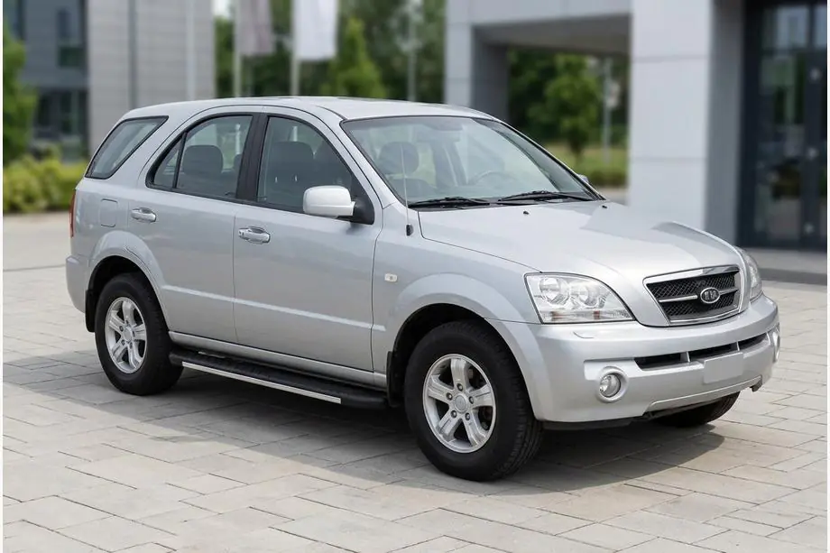 Kia Sorento I BL 2002-2009 Trittbretter Bosphorus Grey (2 Stk., Aluminium) Image