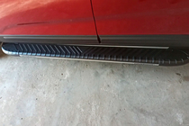 Kia Sorento II XM 2009-2014 Trittbretter Bosphorus Grey (2 Stk., Aluminium) 2013-2016 Foto 4