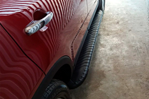 Kia Sorento II XM 2009-2014 Trittbretter Bosphorus Grey (2 Stk., Aluminium) 2013-2016 Foto 7