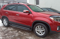 Kia Sorento II XM 2009-2014 Trittbretter Bosphorus Grey (2 Stk., Aluminium) 2013-2016 Foto 8