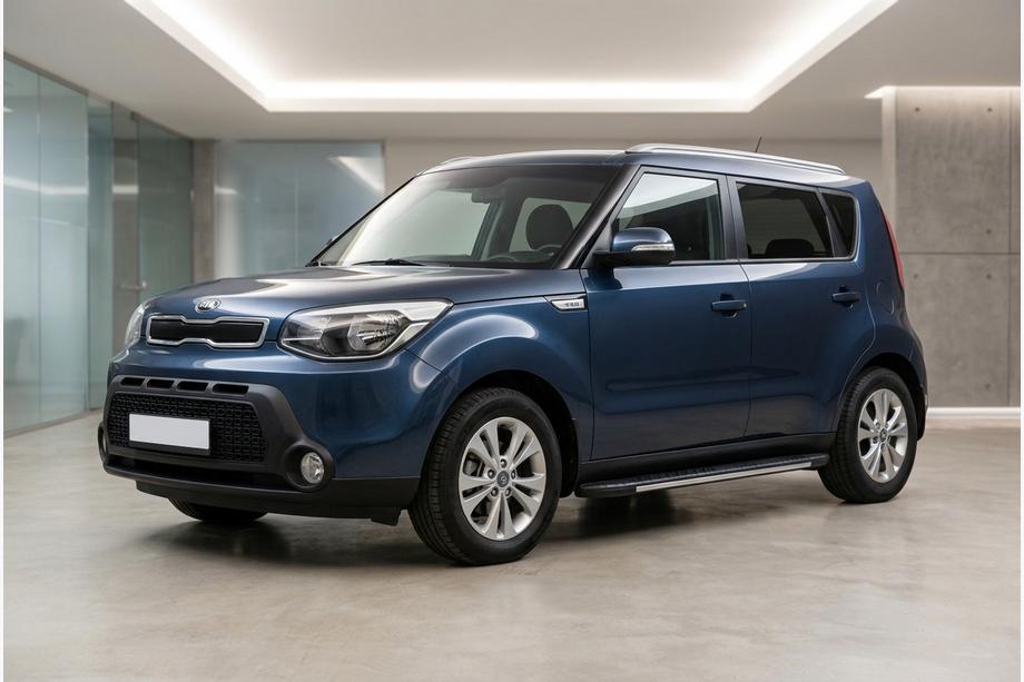 Kia Soul II 2013-2018 Trittbretter Bosphorus Grey (2 Stk., Aluminium) Image