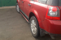 Land Rover Freelander II 2006–2014 Seitenschweller Maya Red (2 Stk., Aluminium) Foto 3
