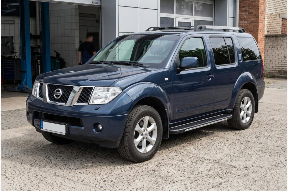 Nissan Pathfinder R51 2005-2014 Trittbretter Bosphorus Grey (2 Stk., Aluminium) Image