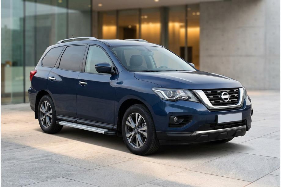 Nissan Pathfinder R52 2012-2021 Seitenschweller Maya V2 (2 Stk., Aluminium) Image