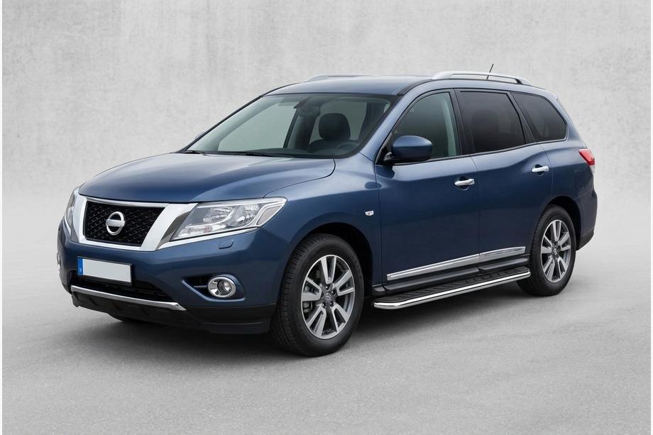 Nissan Pathfinder R52 2012-2021 Seitenschweller Maydos V1 (2 Stk., Aluminium) Image