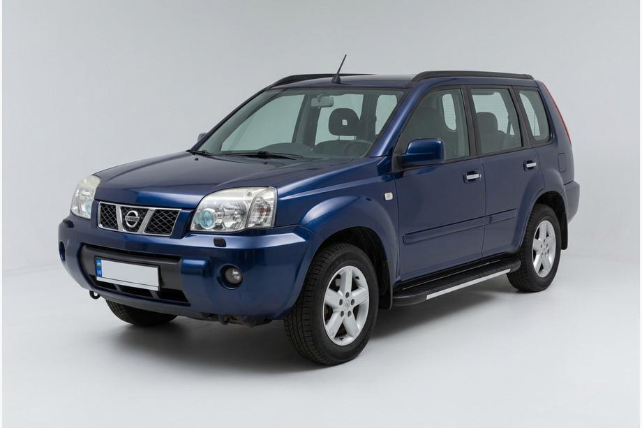 Nissan X-trail T30 2002-2007 Trittbretter Bosphorus Grey (2 Stk., Aluminium) Image