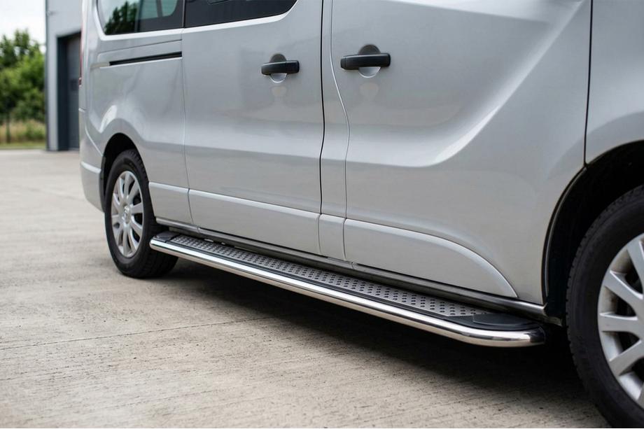 Opel Vivaro 2001–2015 Seitenschweller Maydos V2 (2 Stk., Aluminium & Edelstahl) Image
