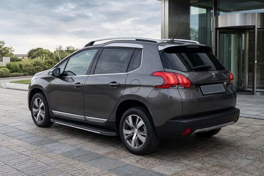 Peugeot 3008 2008-2016 Trittbretter Bosphorus Grey (2 Stk., Aluminium) 2014-2016 Image