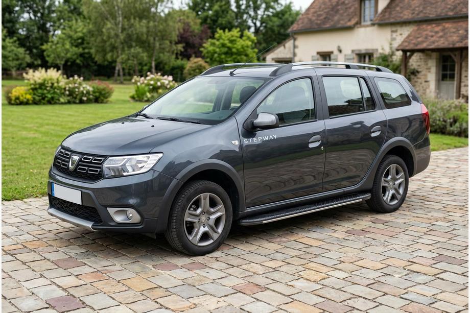 Renault Logan MCV 2013-2022 Trittbretter Bosphorus Grey (2 Stk., Aluminium) Image