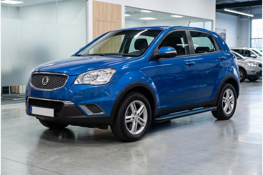 SsangYong Korando 2010-2019 Seitenschweller Maya Blue (2 Stk., Aluminium) Image