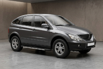 SsangYong Action 2005-2018 Trittbretter Bosphorus Grey (2 Stk., Aluminium) Foto 1