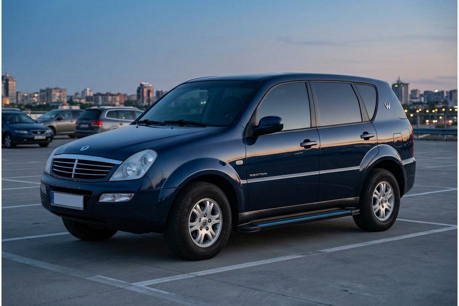 SsangYong Rexton I 2001-2017 Seitenschweller Maya Blue (2 Stk., Aluminium) Image