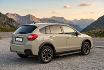 Subaru XV 2011-2017 Trittbretter Bosphorus Grey (2 Stk., Aluminium) Foto 1