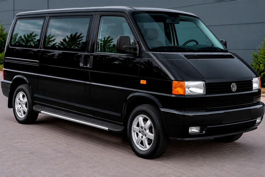 Volkswagen T4 Transporter 1990-2003 Trittbretter Bosphorus Grey (2 Stk., Aluminium) Langer Radstand Image