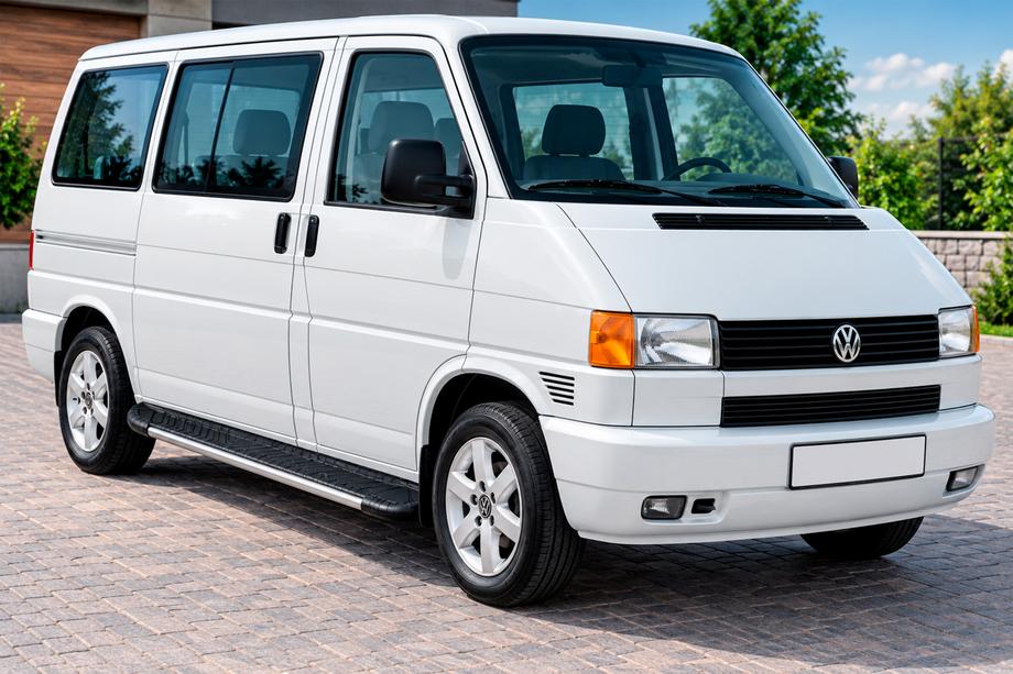 Volkswagen T4 Caravelle/Multivan 1990–2003 Trittbretter Bosphorus Grey (2 Stk., Aluminium) Image