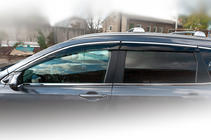 Honda CRV 2017-2022 Windabweiser mit Chromleisten (4 Stk, HIC) Foto 4