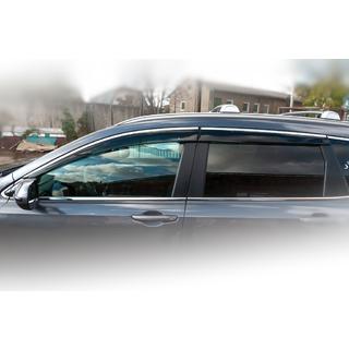 Windabweiser mit Chromleisten (4 Stk, HIC) Honda CRV 2017-2022 Foto 4