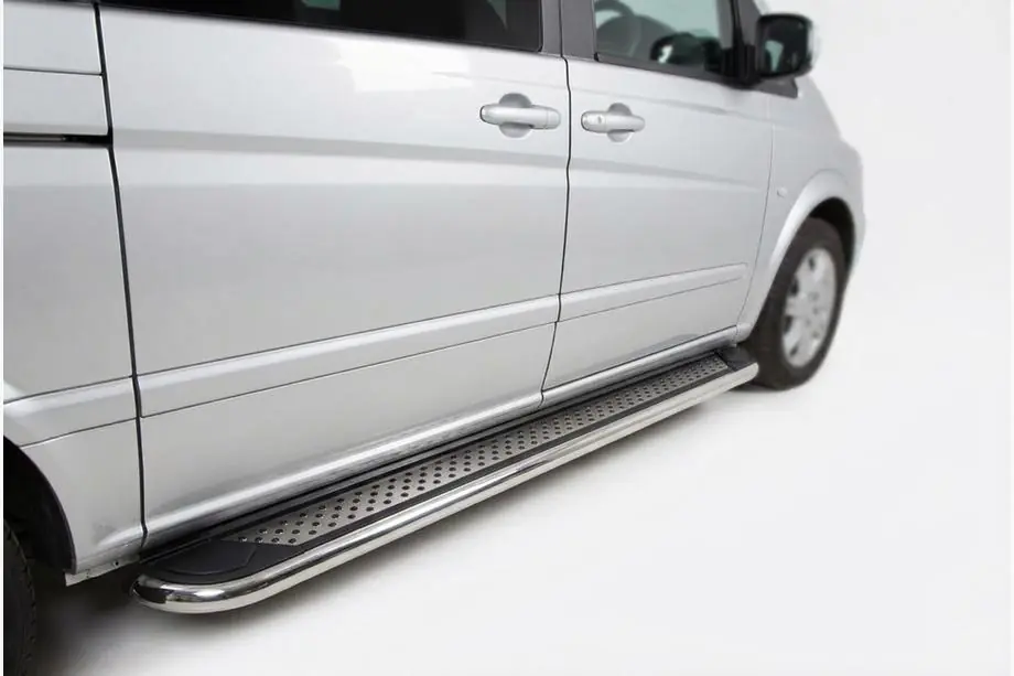 Mercedes Vito/V-class W447 2014- Trittbretter Maydos V2 (2 Stk., Aluminium) Image