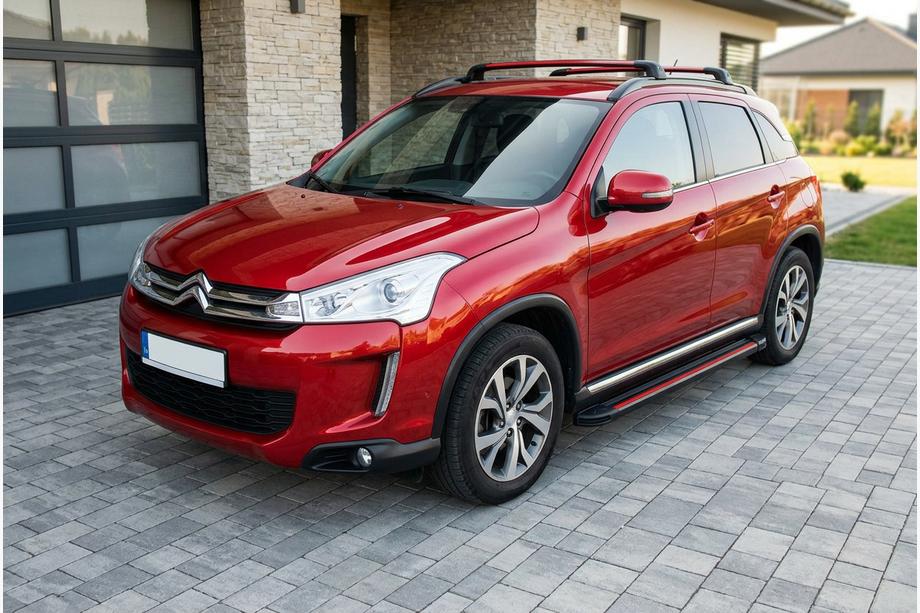 Citroen C-4 Aircross 2012-2017 Seitenschweller Maya Red (2 Stk., Aluminium) Image