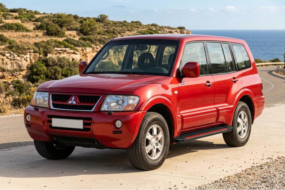 Mitsubishi Pajero Wagon III 1999-2006 Seitenschweller Maya Red (2 Stk., Aluminium) Image