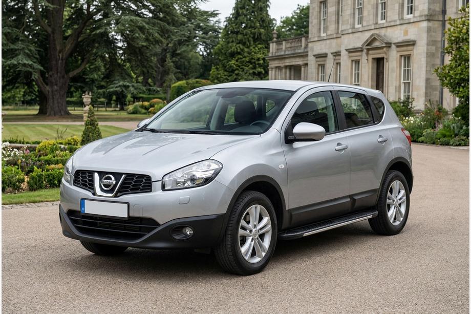 Nissan Qashqai 2010-2014 Trittbretter Bosphorus Grey (2 Stk., Aluminium) Kurzer Radstand Image
