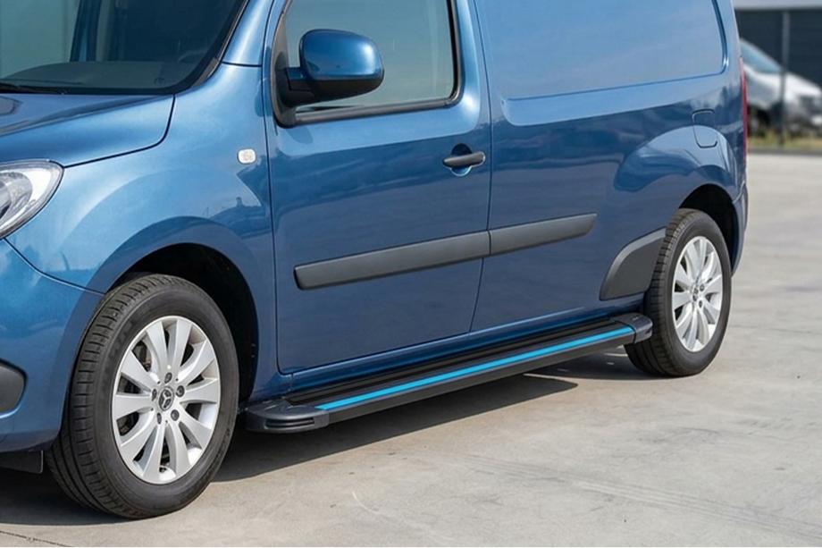 Mercedes Citan 2013-2021 Seitenschweller Maya Blue (2 Stk., Aluminium) Image