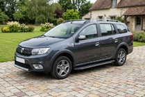 Dacia Logan MCV 2013-2020 Trittbretter Bosphorus Grey (2 Stk., Aluminium) Foto 1