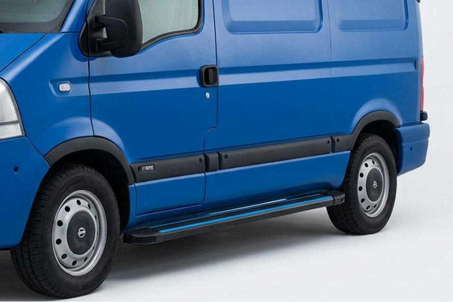 Nissan Interstar 2002-2010 Seitenschweller Maya Blue (2 Stk., Aluminium) Image