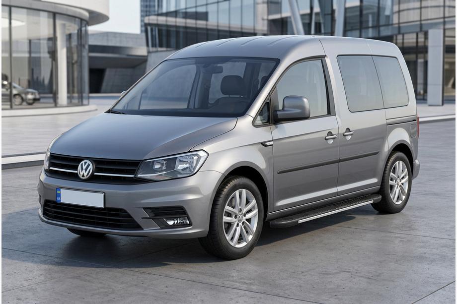 Volkswagen Caddy 2015-2020 Trittbretter Bosphorus Grey (2 Stk., Aluminium) Image