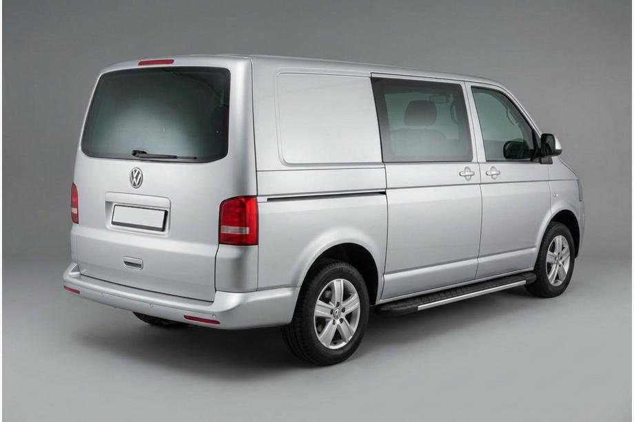 Volkswagen T5 2010-2015 Trittbretter Bosphorus Grey (2 Stk., Aluminium) Langer Radstand Image