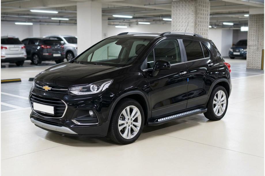 Chevrolet Trax 2012-2023 Seitenschweller New Vision Black (2 Stk., Aluminium) Image