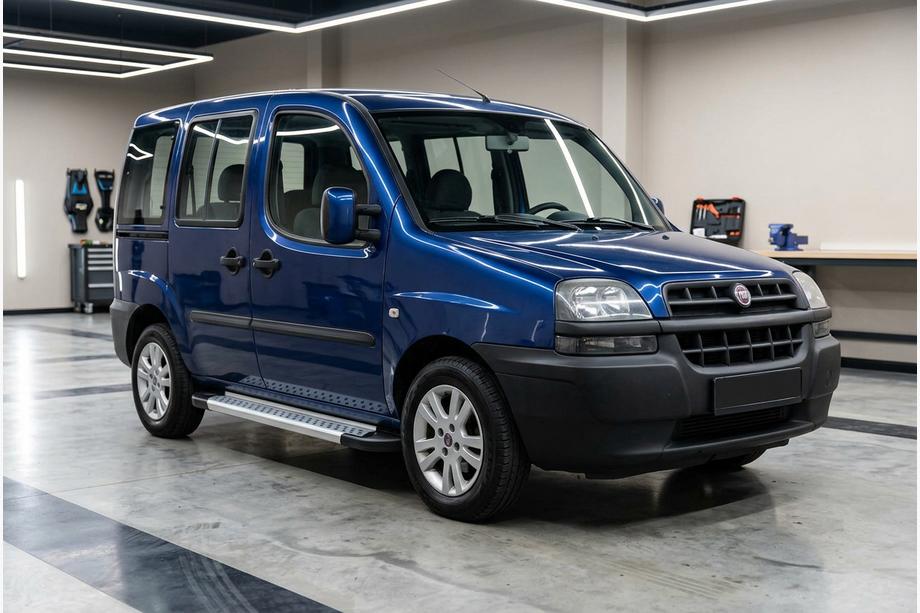 Fiat Doblo I 2005-2010 Seitenschweller New Vision Grey (2 Stk., Aluminium) Standardbasis Foto 1