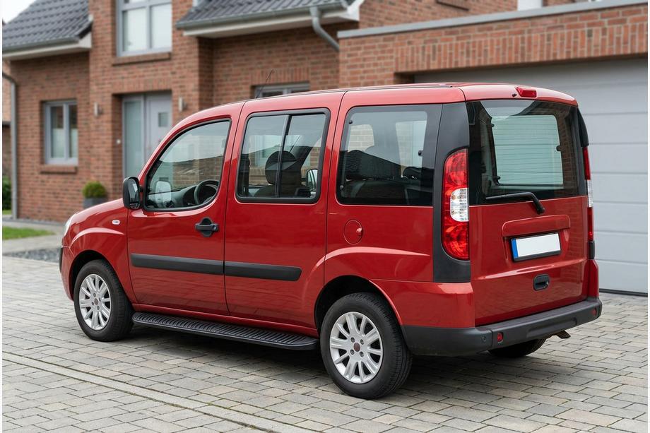 Fiat Doblo I 2005-2010 Seitenschweller Tayga Black (2 Stk., Aluminium) Image