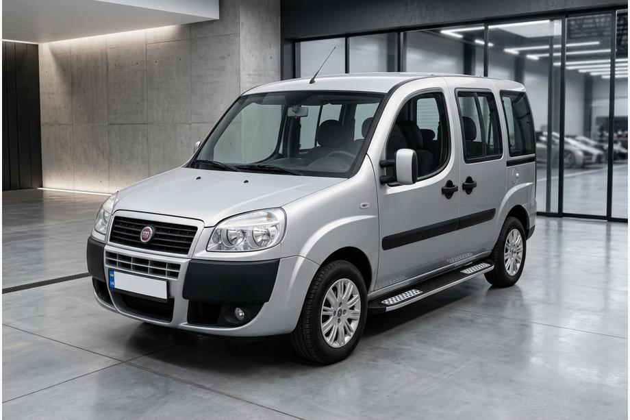 Fiat Doblo I 2005-2010 Seitenschweller Tayga V2 (2 Stk., Aluminium) Standardbasis Foto 1