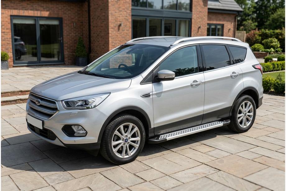 Ford Kuga/Escape 2013-2019 Seitenschweller Vision New Grey (2 Stk., Aluminium) Mit Zierleisten an den Türen Image