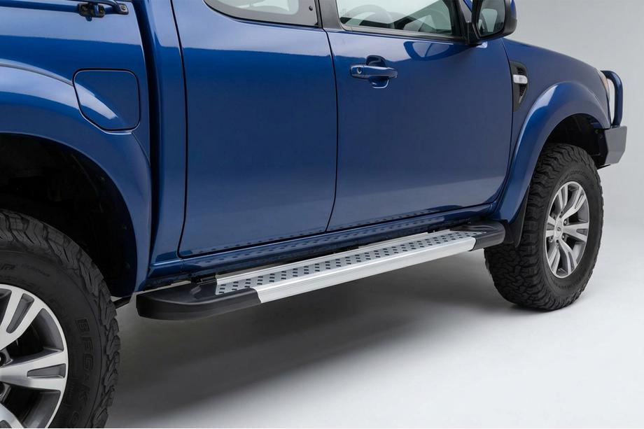 Ford Ranger 2007-2011 Seitenschweller New Vision Grey (2 Stk., Aluminium) Foto 1