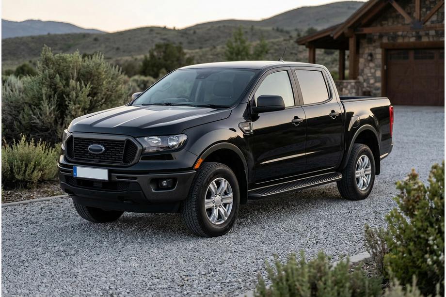 Ford Ranger 2011–2022 Seitenschweller Tayga Black (2 Stk., Aluminium) Image