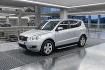 Geely Emgrand X7 2011- Seitenschweller BlackLine (2 Stk., Aluminium) Foto 1